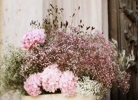 rustic flower arrangement Puglia wedding